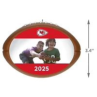 NFL Kansas City Chiefs Football Personalized Ornament