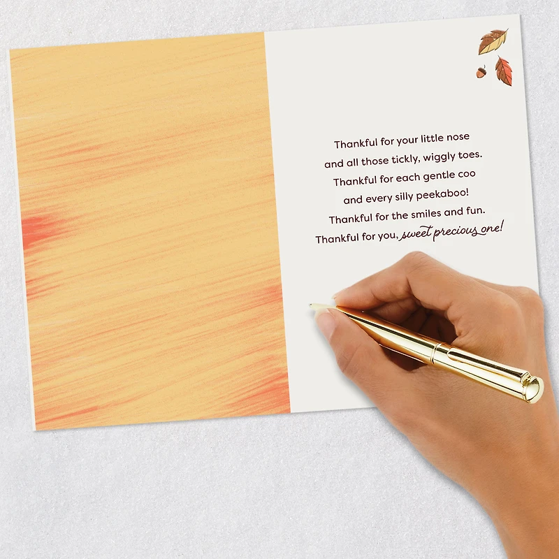 Sweet Precious One Baby's First Thanksgiving Card for only USD 3.59 | Hallmark