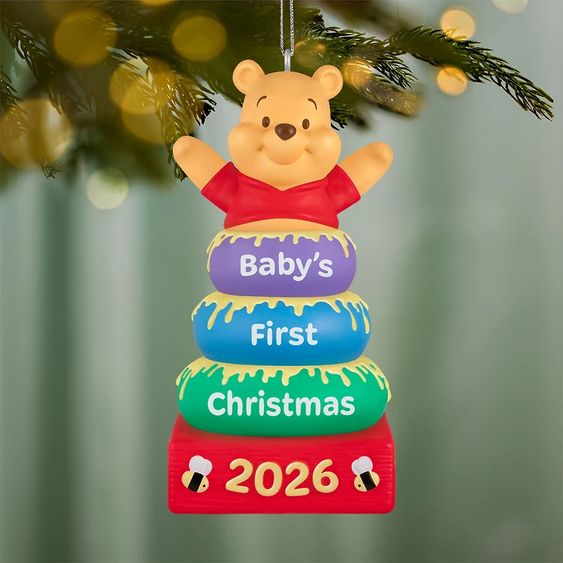 Disney Winnie the Pooh Baby's First Christmas 2026 Ornament for only USD 24.99 | Hallmark