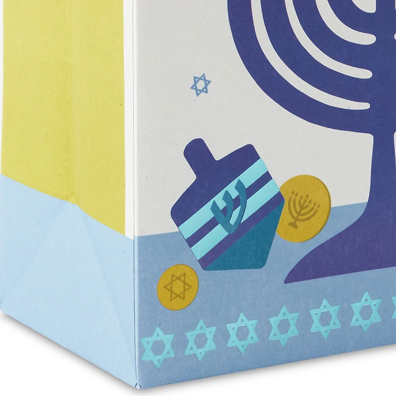9.6" Glowing Menorah Medium Hanukkah Gift Bag for only USD 3.49 | Hallmark