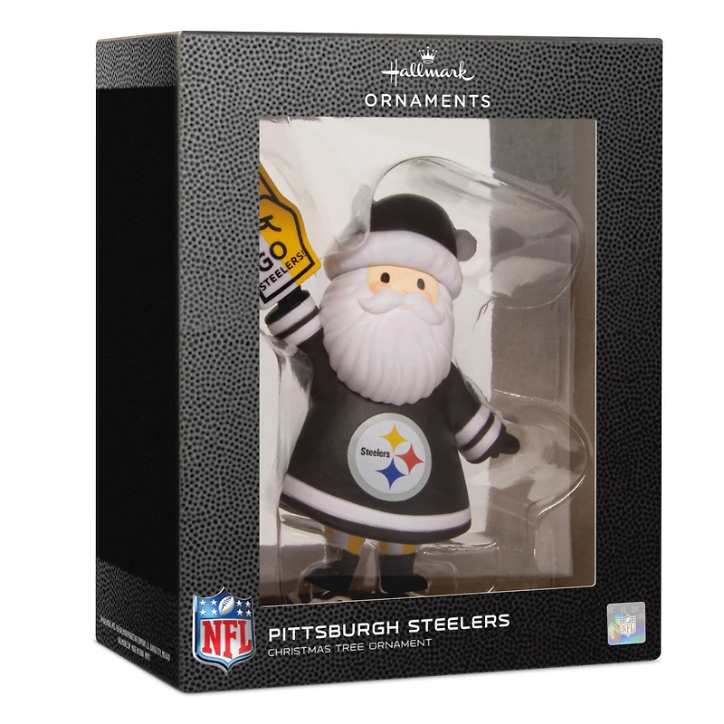 NFL Pittsburgh Steelers Santa Fan Hallmark Ornament for only USD 12.99 | Hallmark