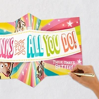 Thanks for All You Do Funny Pop-Up Mother's Day Card for only USD 6.99 | Hallmark