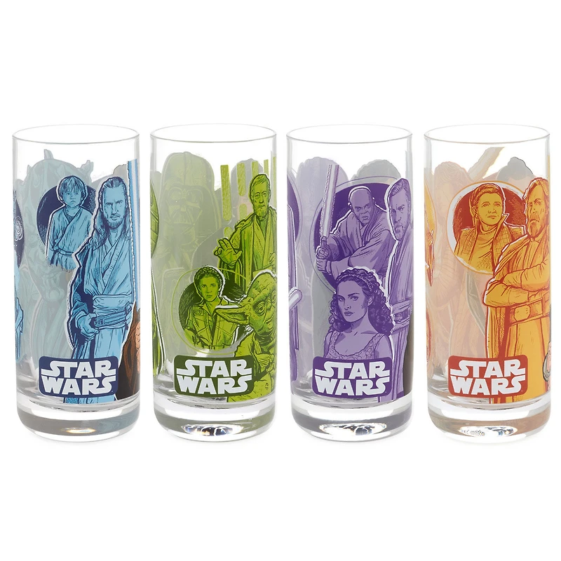 Star Wars™ Jedi™ Drinking Glasses, Set of 4 for only USD 44.99 | Hallmark
