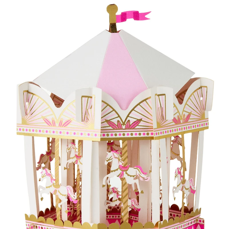 Carousel Ride Musical 3D Pop-Up Birthday Card With Motion for only USD 14.99 | Hallmark
