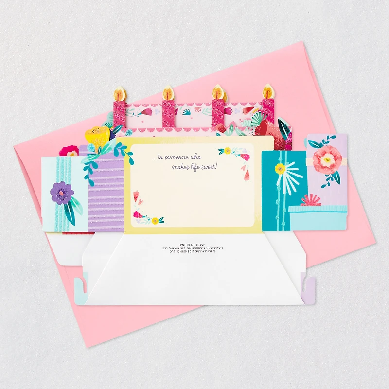 You Make Life Sweet 3D Pop-Up Birthday Card for only USD 7.99 | Hallmark