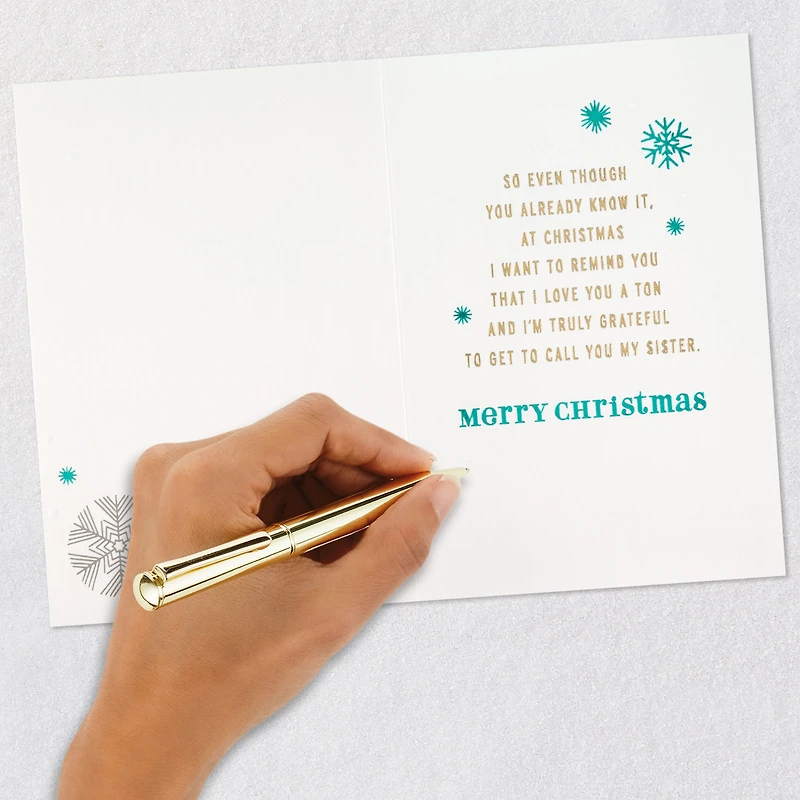 I Love You a Ton Christmas Card for Sister for only USD 5.59 | Hallmark