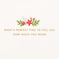 Merry Christmas Poinsettias and Holly Christmas Card for only USD 9.59 | Hallmark