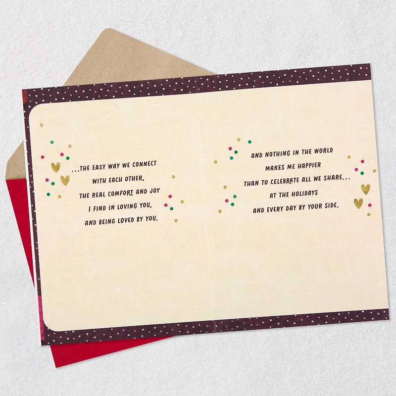 Celebrating All We Share Romantic Christmas Card for only USD 4.59 | Hallmark