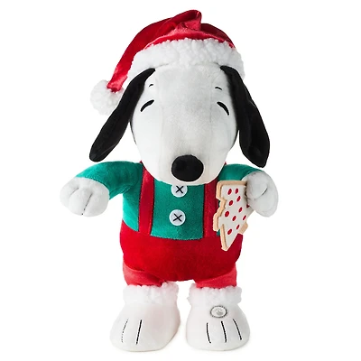 Peanuts® Santa Snoopy With Cookie Plush With Sound and Motion, 12" for only USD 22.49 | Hallmark