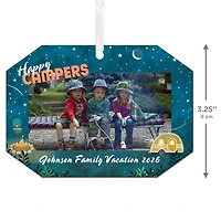 Happy Campers Metal Personalized Ornament, Custom Photo and Text for only USD 17.99 | Hallmark