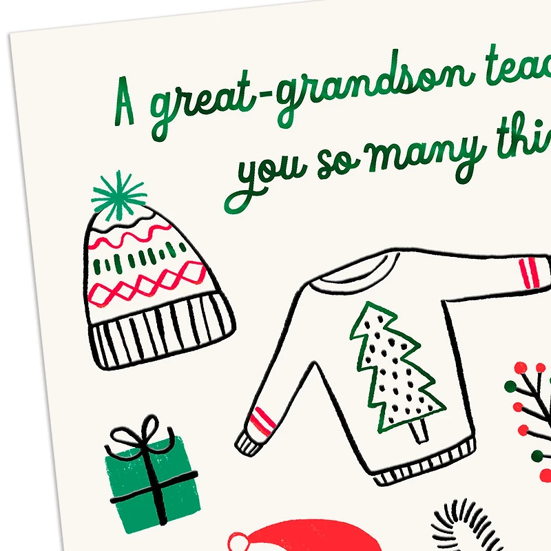 Love and Pride Christmas Card for Great-Grandson for only USD 2.99 | Hallmark