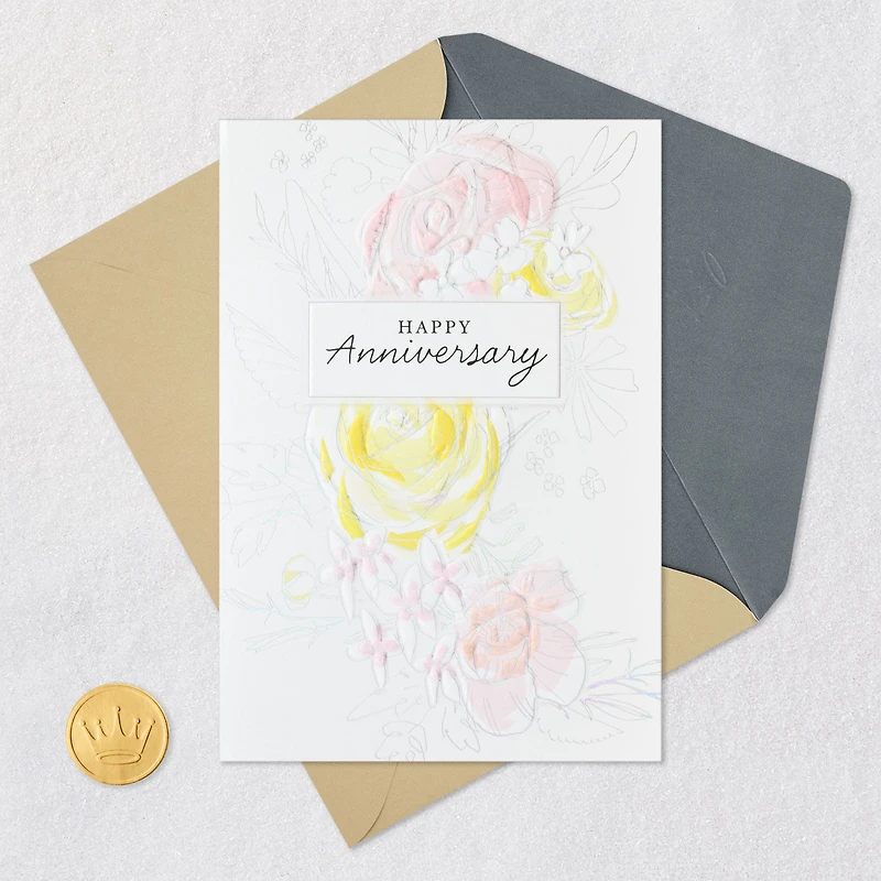 Loving Moments and Lovely Memories Anniversary Card for Couple for only USD 5.99 | Hallmark