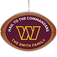 NFL Washington Commanders Football Personalized Ornament, Custom Text for only USD 30.99 | Hallmark