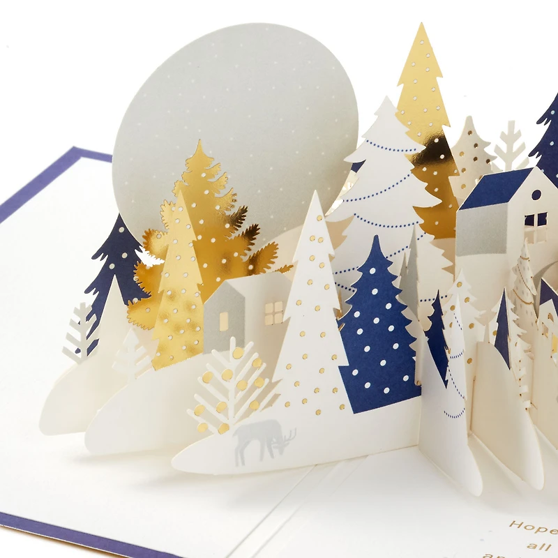 Quiet Moments and Comfort 3D Pop-Up Holiday Card for only USD 12.99 | Hallmark