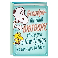 Peanuts® More Than a Few Great Things About You Pop-Up Birthday Card for Grandpa for only USD 5.59 | Hallmark