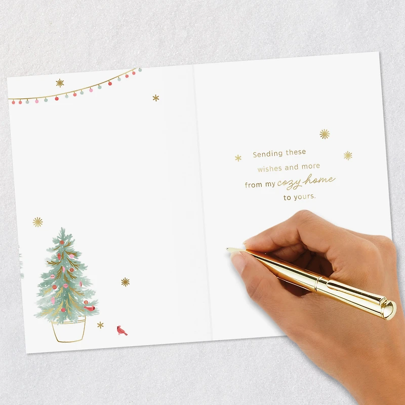 Merry Wishes Christmas Card for only USD 3.99 | Hallmark