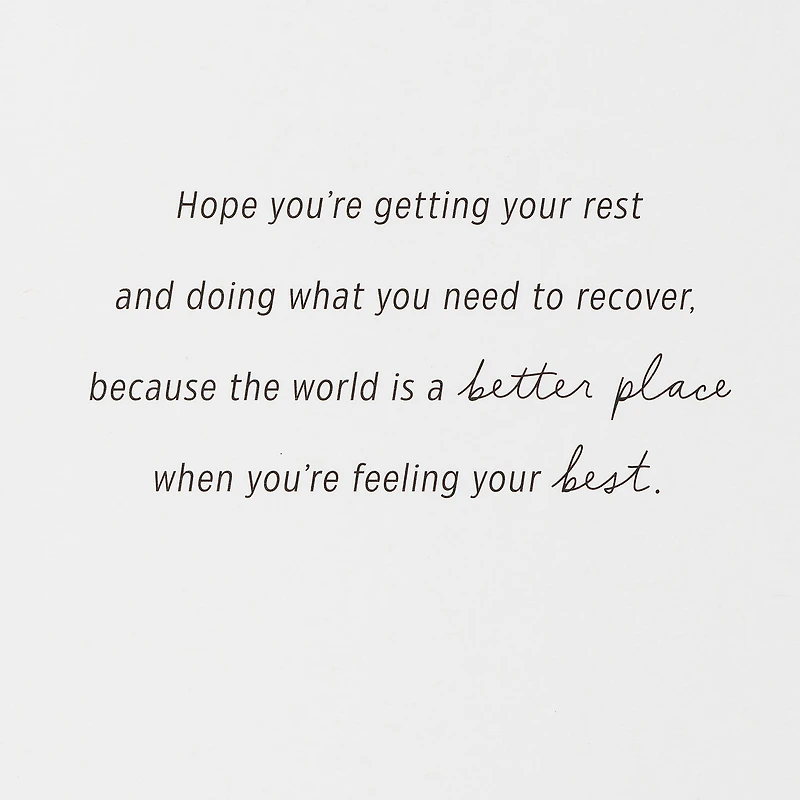 Take It Easy Get Well Card for only USD 2.99 | Hallmark