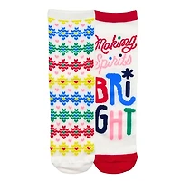 Merry Everything Christmas Crew Socks Gift Set in Greeting Card Box, 2 pair for only USD 16.99 | Hallmark