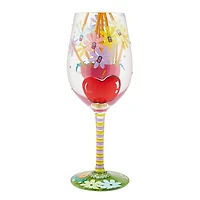 Lolita Best Teacher Ever Handpainted Wine Glass, 15 oz. for only USD 32.99 | Hallmark
