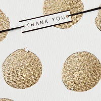 Elegant Gold Dots Thank You Card for only USD 6.59 | Hallmark