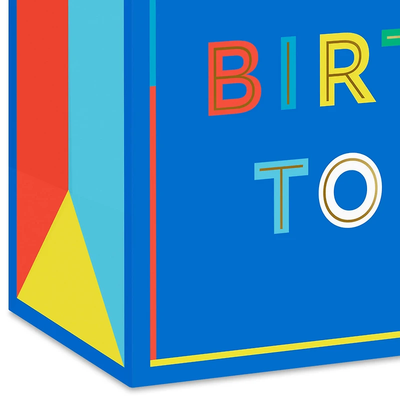 7.7" Happy Birthday to You on Blue Medium Gift Bag for only USD 3.99 | Hallmark