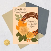 You Two Make Us Smile Thanksgiving Card for Granddaughter and Husband for only USD 2.99 | Hallmark
