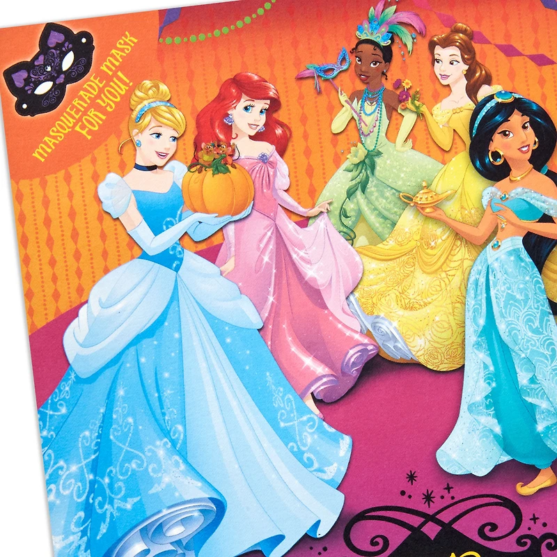 Disney Princess Dress Up Halloween Card for Granddaughter With Mask for only USD 4.59 | Hallmark