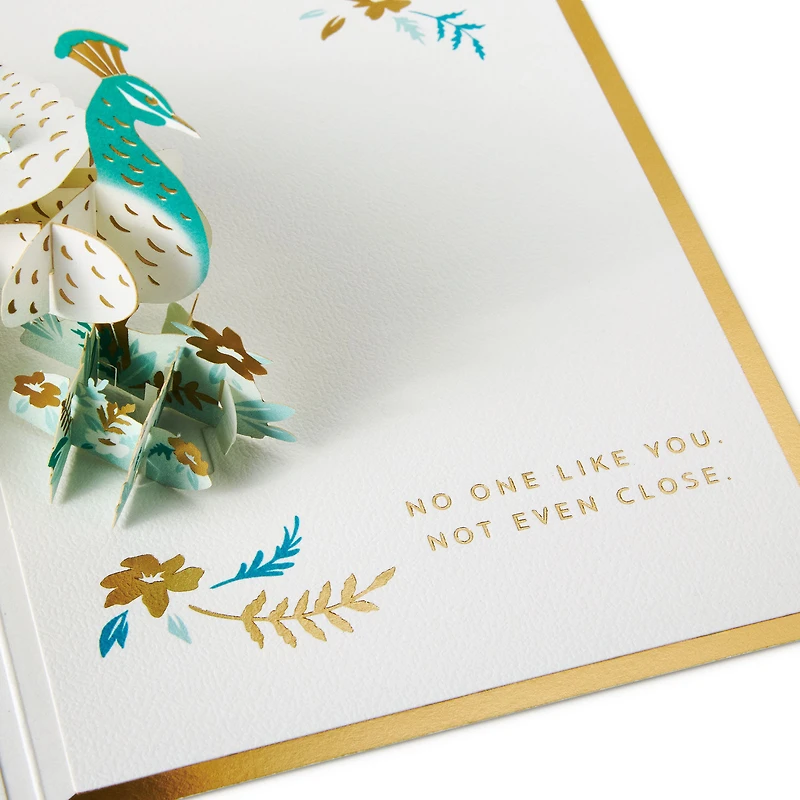 Uniquely Wonderful, Peacock Pop-Up Encouragement Card for only USD 12.99 | Hallmark