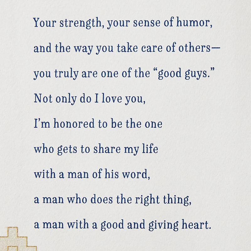 The Amazing Man I Love Anniversary Card for Husband for only USD 8.99 | Hallmark