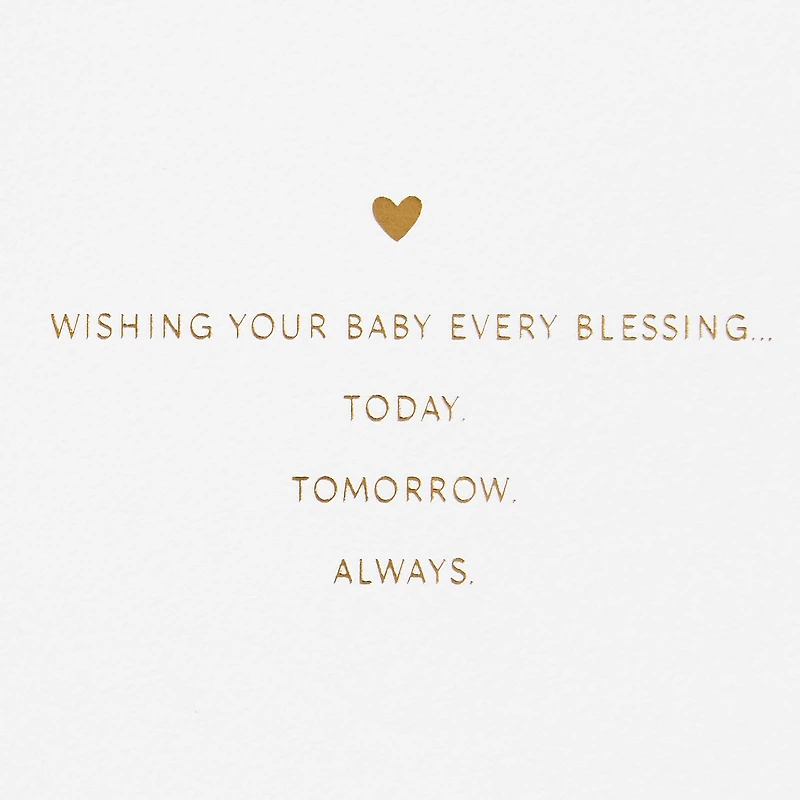 Surrounded by Love Baptism Card for Baby With Hangable Cross for only USD 7.59 | Hallmark
