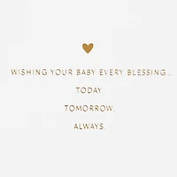 Surrounded by Love Baptism Card for Baby With Hangable Cross for only USD 7.59 | Hallmark