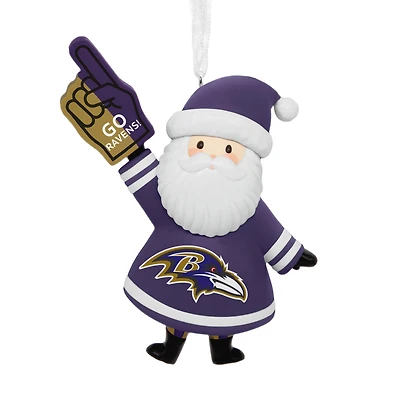 NFL Baltimore Ravens Santa Fan Hallmark Ornament for only USD 12.99 | Hallmark