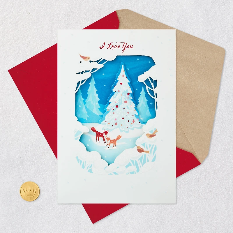 I Love You With All My Heart Romantic Christmas Card for only USD 7.59 | Hallmark