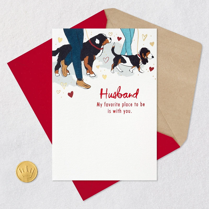Walking Through Life With Your Best Friend Valentine's Day Card for Husband for only USD 4.99 | Hallmark