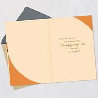 A Day Filled With Everything Wonderful Thanksgiving Card for only USD 2.99 | Hallmark