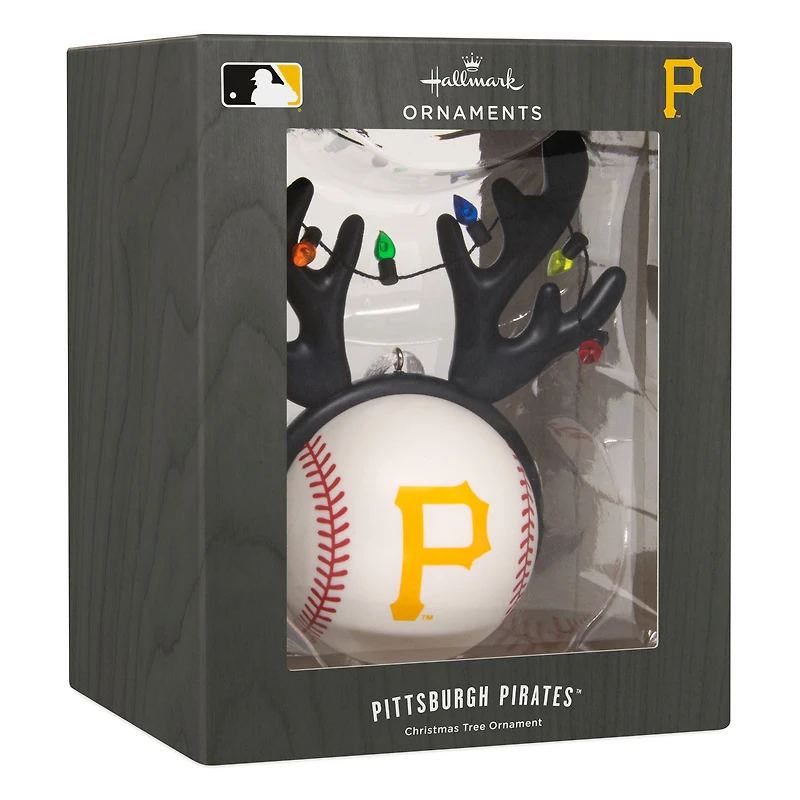 MLB Pittsburgh Pirates™ Reindeer Baseball Hallmark Ornament for only USD 12.99 | Hallmark