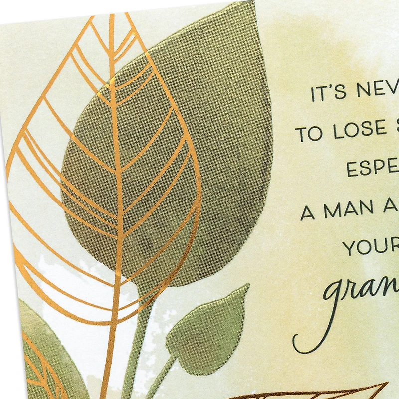 He Was a Great Man Sympathy Card for Loss of Grandfather for only USD 5.99 | Hallmark