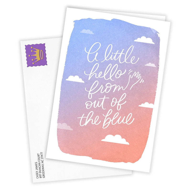 Little Hello Clouds Custom Card for only USD 4.99 | Hallmark