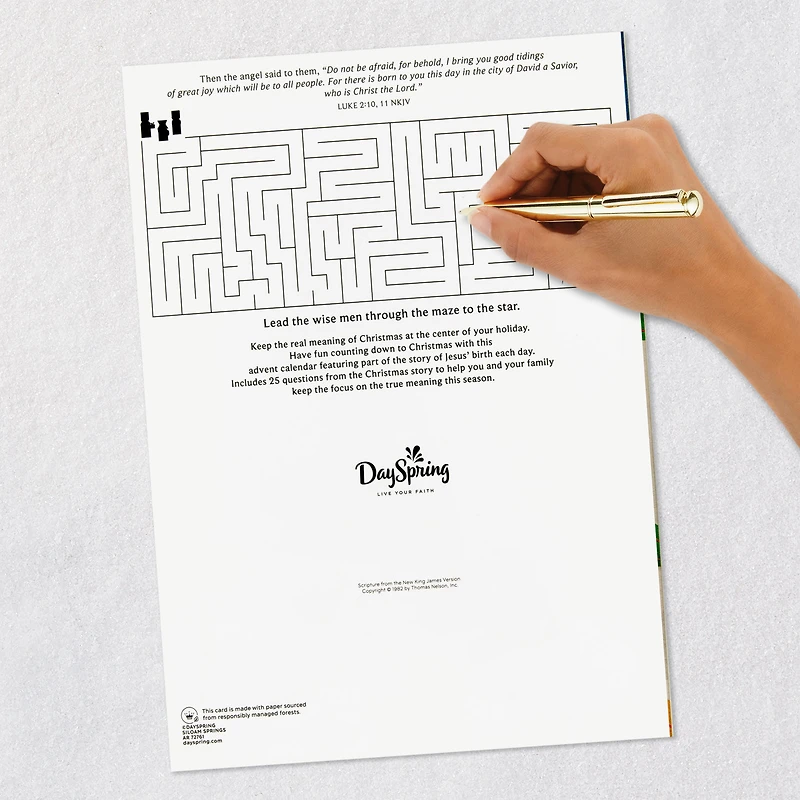 Nativity Scene Religious Advent Calendar for only USD 5.99 | Hallmark