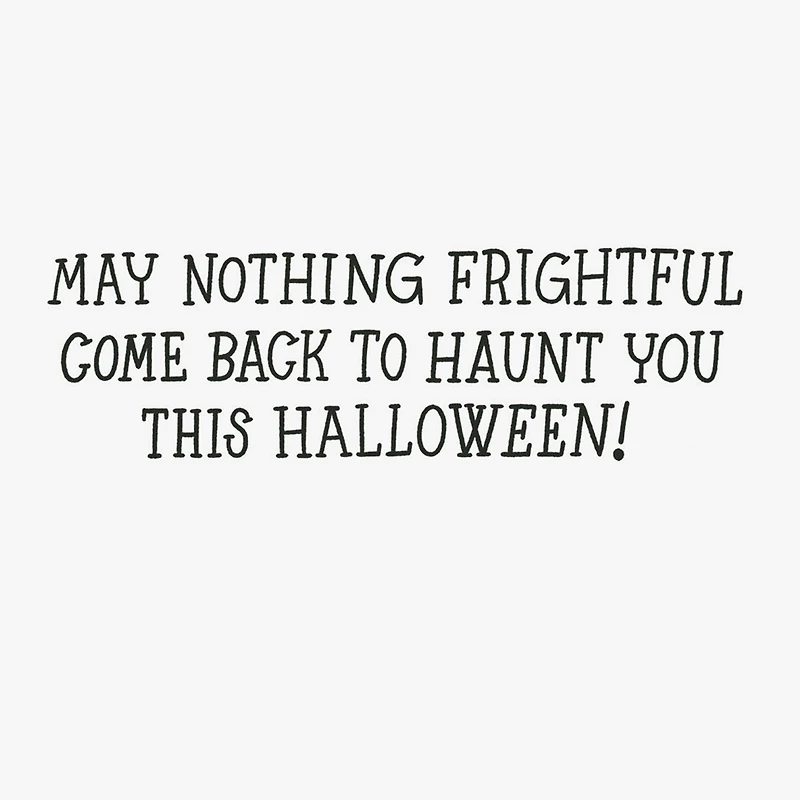 May Nothing Frightful Haunt You Funny Halloween Card for only USD 3.69 | Hallmark