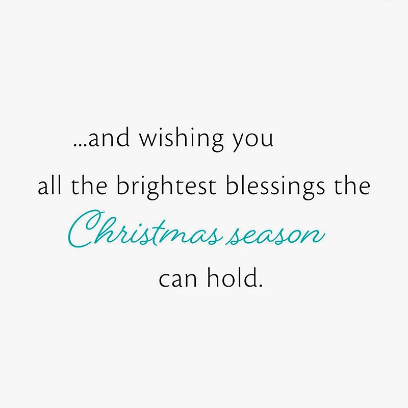 Wishing You the Brightest Blessings Christmas Card for only USD 2.50 | Hallmark