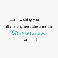 Wishing You the Brightest Blessings Christmas Card for only USD 2.50 | Hallmark