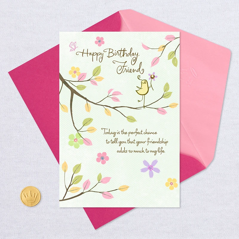 Thankful for You Birthday Card for Friend for only USD 2.99 | Hallmark
