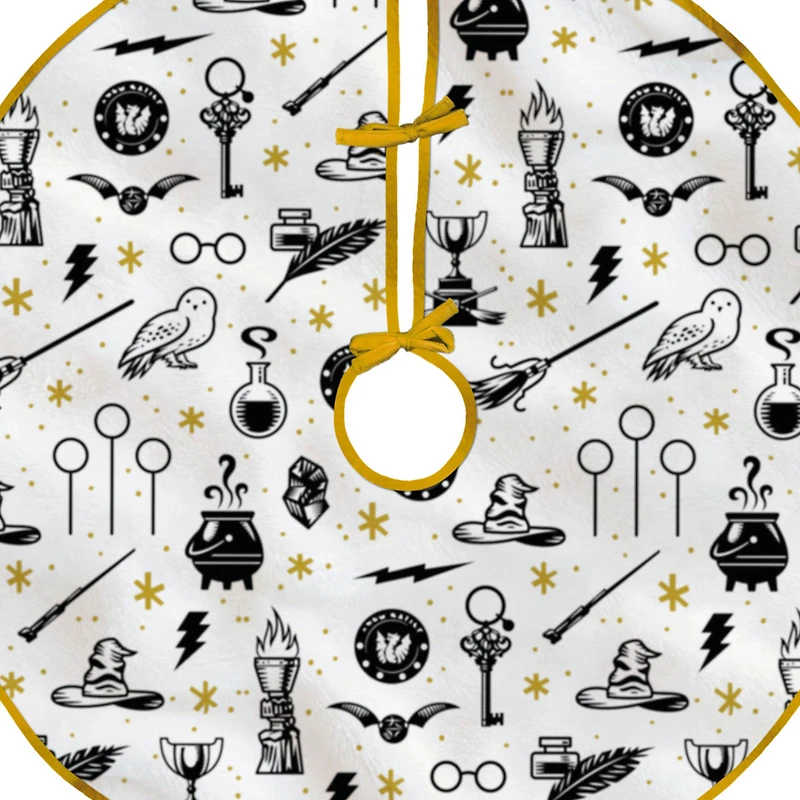 Harry Potter™ Fabric Hallmark Tree Skirt, 48" for only USD 22.99 | Hallmark