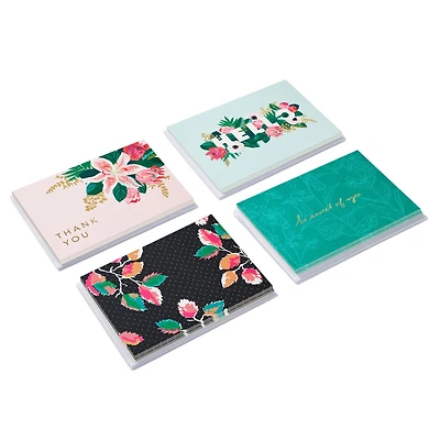 Elevated Florals Assorted Blank Notes in Designed Box, Pack of 24 for only USD 15.99 | Hallmark