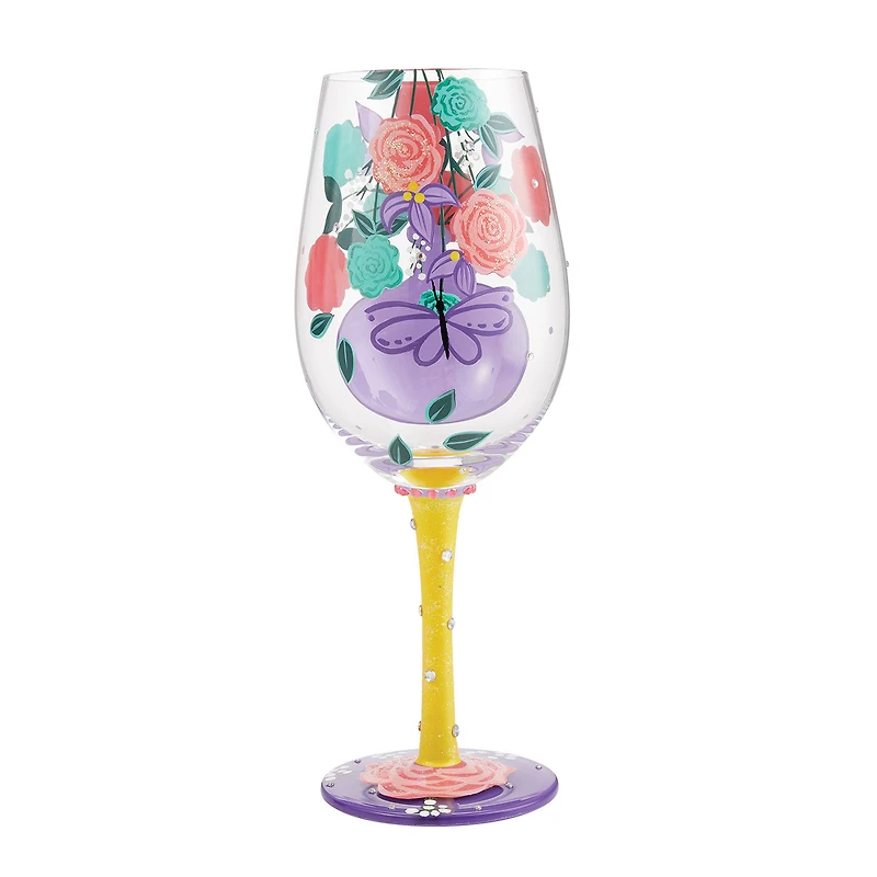 Lolita I (Heart) Mom Handpainted Wine Glass, 15 oz. for only USD 32.99 | Hallmark