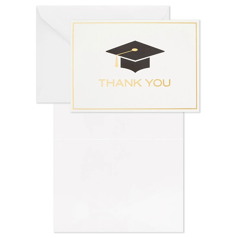 Mortarboard Blank Graduation Thank-You Notes, Pack of 40 for only USD 11.99 | Hallmark