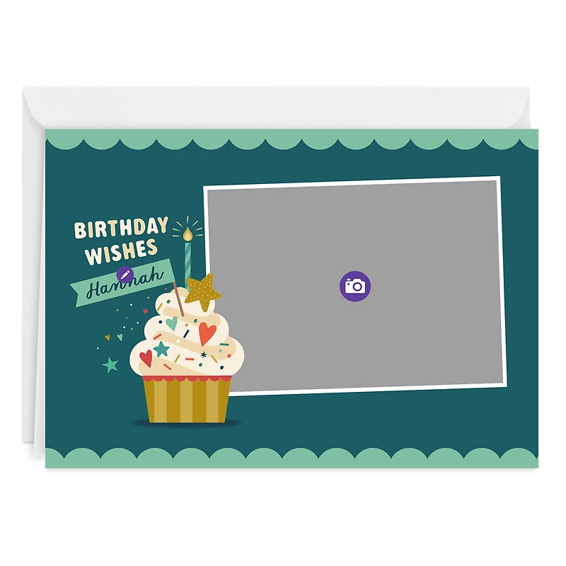 Birthday Wishes Cupcake Custom Birthday Card for only USD 4.99 | Hallmark