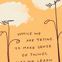 Morgan Harper Nichols May We Learn to Make Peace With Things Support Card for only USD 3.99 | Hallmark