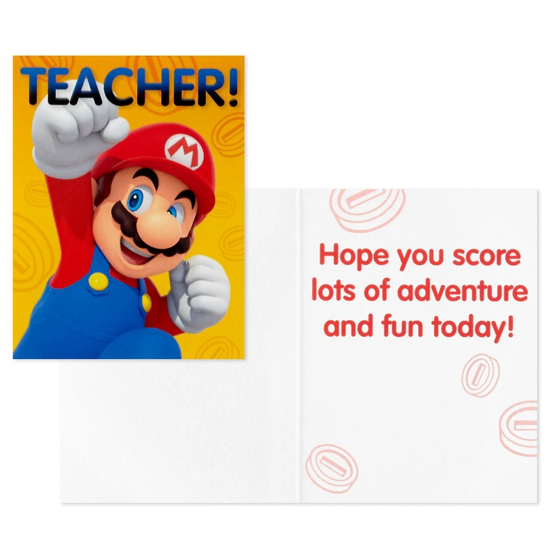 Nintendo Super Mario™ Kids Classroom Valentines Set With Cards, Stickers and Mailbox for only USD 9.99 | Hallmark